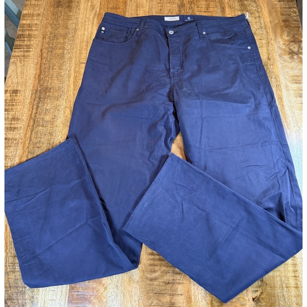 AG Adriano Goldschmied The Protege Pants Mens 38x34 Navy Blue Straight Stretch